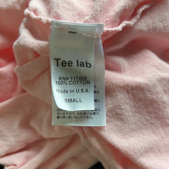 Frank and Eileen Tee Lab Layer Tank Pink Racerback Raw Hem Sz S - Picture 7 of 10